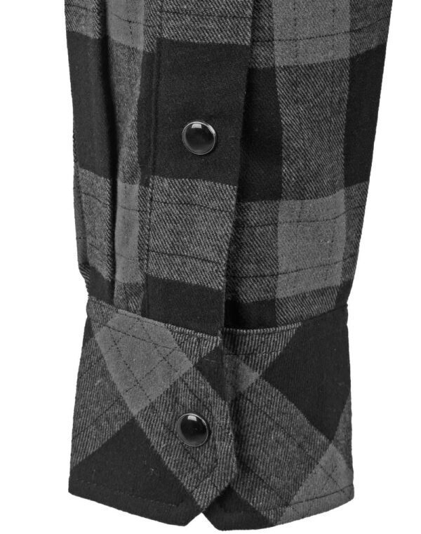 Unisex Classic Flannel Plaid Ls Shirt - Image 8