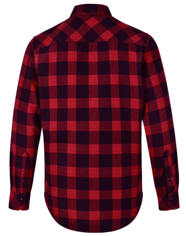 Unisex Classic Flannel Plaid Ls Shirt - Image 16