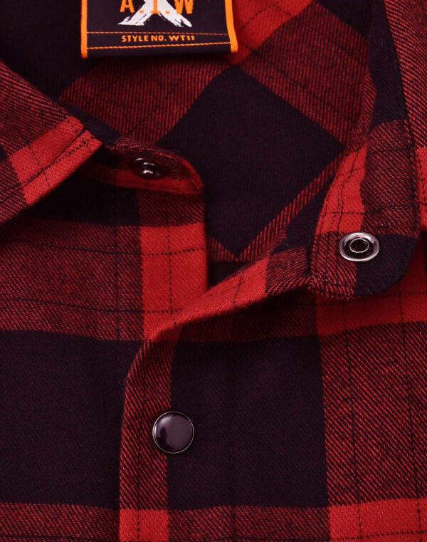 Unisex Classic Flannel Plaid Ls Shirt - Image 20