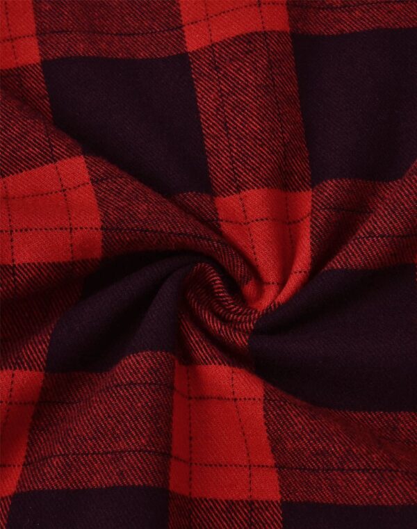 Unisex Classic Flannel Plaid Ls Shirt - Image 21