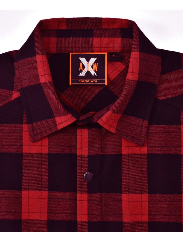 Unisex Classic Flannel Plaid Ls Shirt - Image 18