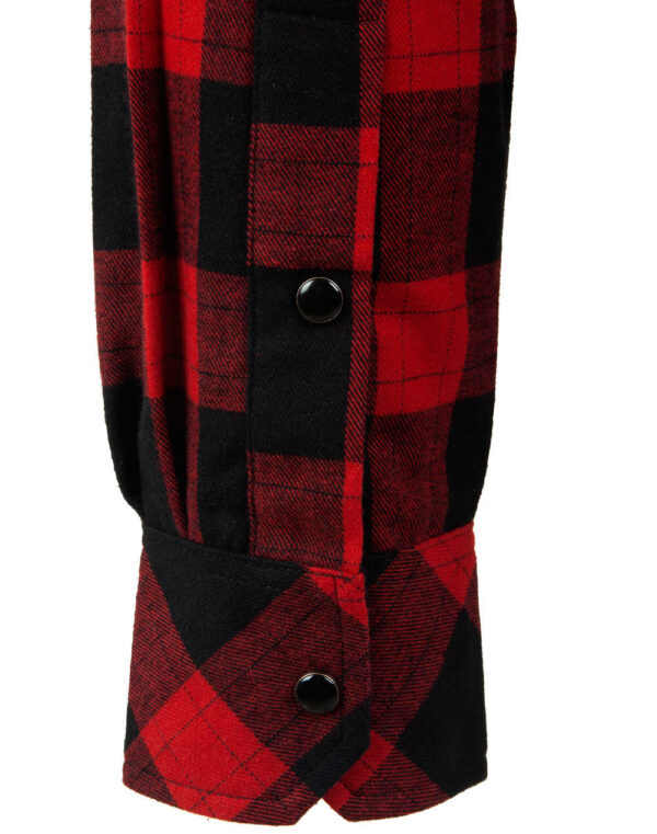 Unisex Classic Flannel Plaid Ls Shirt - Image 17