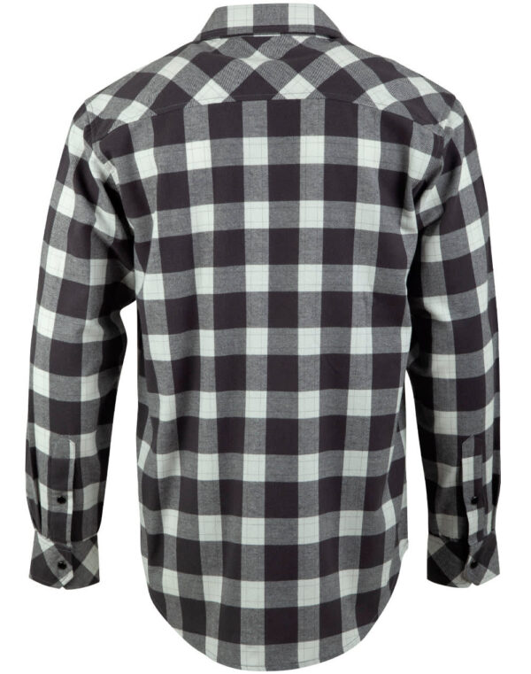 Unisex Classic Flannel Plaid Ls Shirt - Image 23