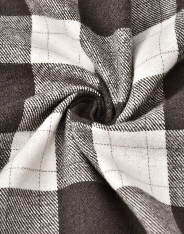 Unisex Classic Flannel Plaid Ls Shirt - Image 27