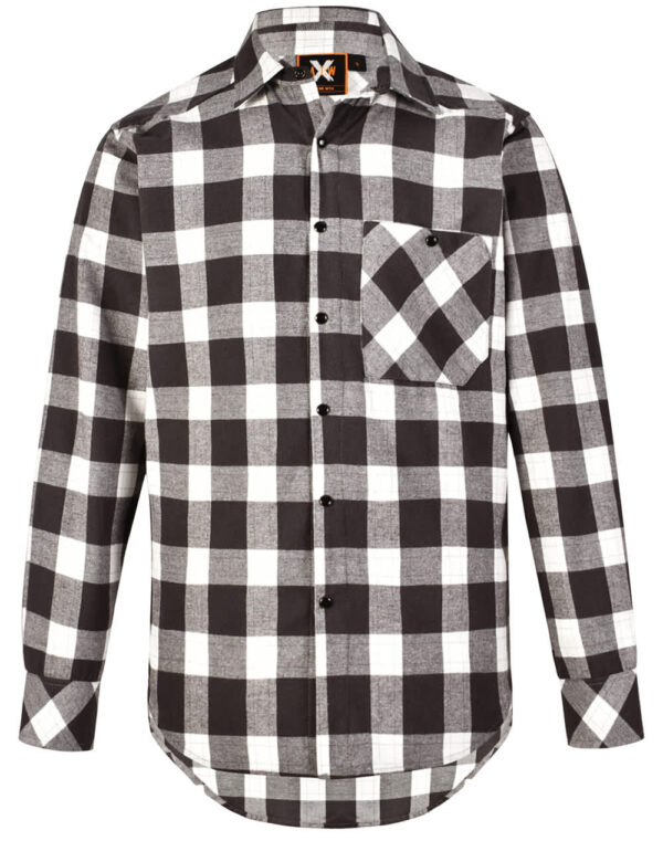 Unisex Classic Flannel Plaid Ls Shirt - Image 22