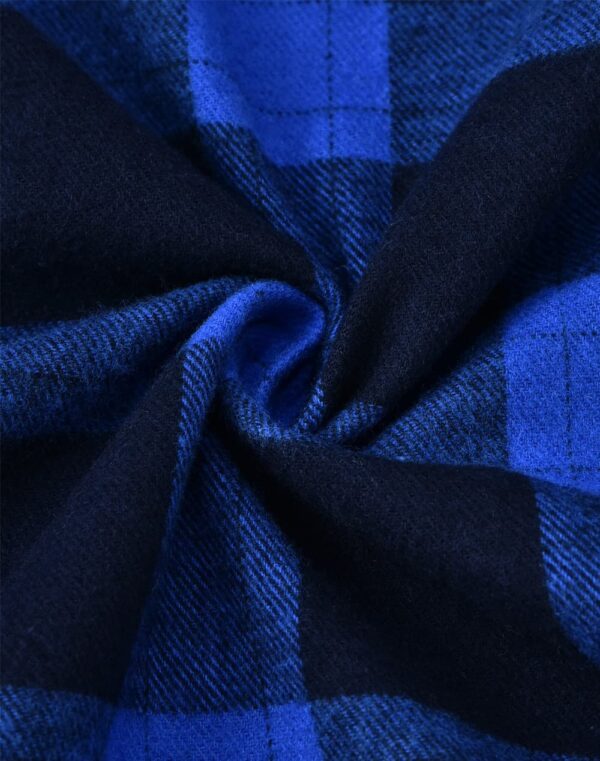 Unisex Classic Flannel Plaid Ls Shirt - Image 34