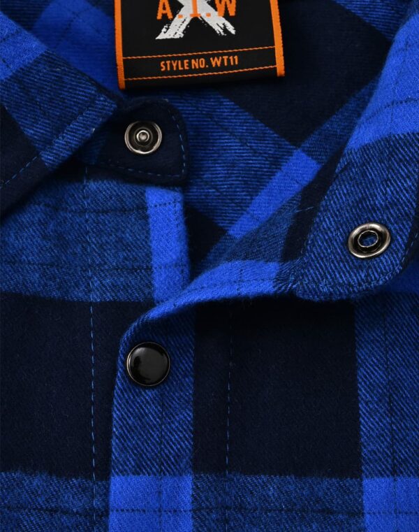 Unisex Classic Flannel Plaid Ls Shirt - Image 31