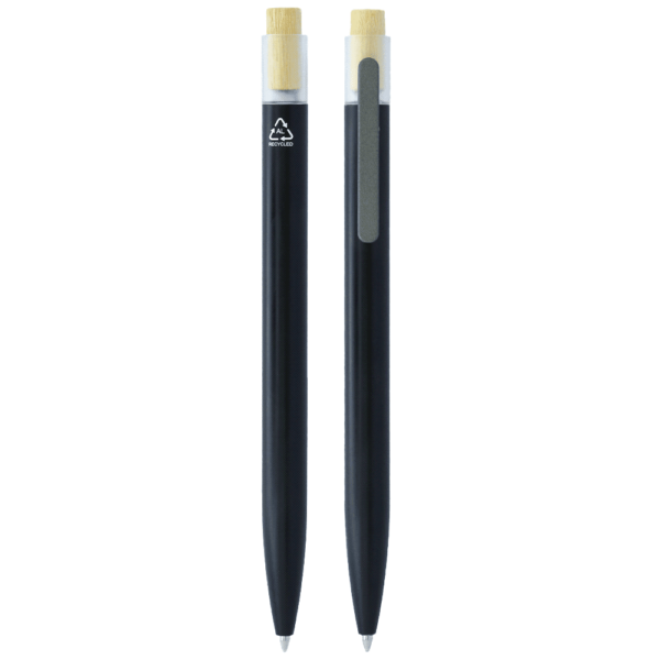 Recycled Aluminium Pen with Bamboo Clicker - Image 12