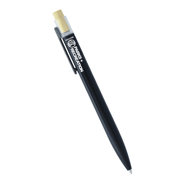 Recycled Aluminium Pen with Bamboo Clicker - Image 13