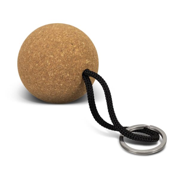 Cork Floating Key Ring - Round - Image 2
