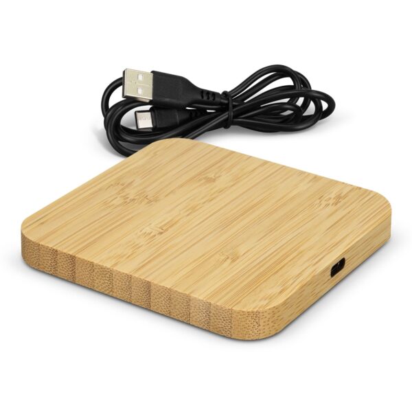 NATURA Bamboo Wireless Fast Charging Hub - Image 2