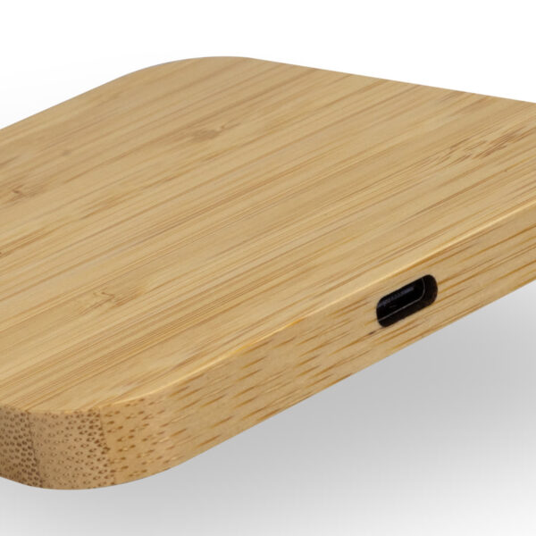 NATURA Bamboo Wireless Fast Charging Hub - Image 5