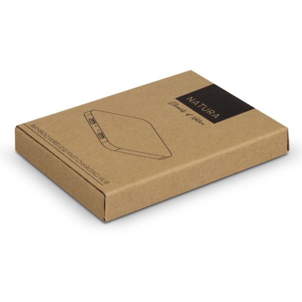 NATURA Bamboo Wireless Fast Charging Hub - Image 7