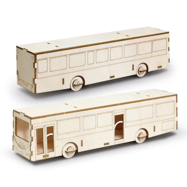 BRANDCRAFT Bus Wooden Model - Image 2