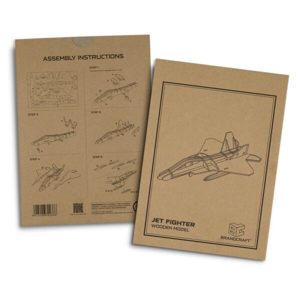 BRANDCRAFT Jet Fighter Wooden Model - Image 4