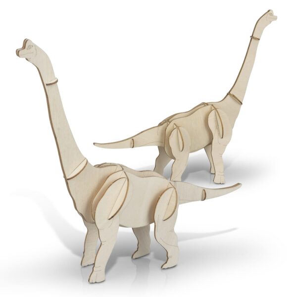 BRANDCRAFT Brachiosaurus Wooden Model - Image 2
