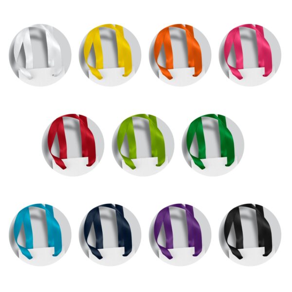 Wine Ribbon Handle Paper Bag - Full Colour - Image 3