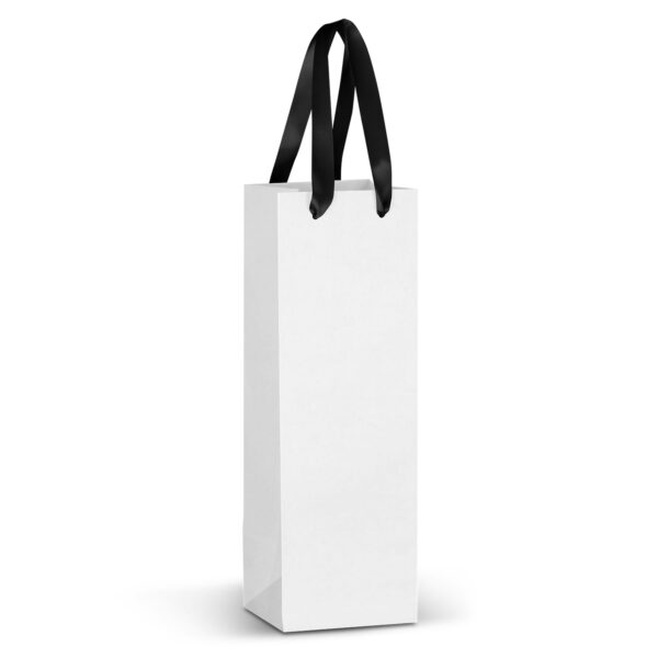 Champagne Ribbon Handle Paper Bag - Full Colour - Image 2