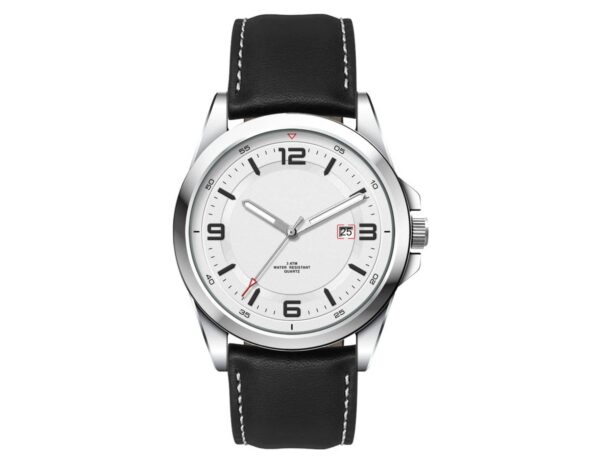 Casual Unisex Watch, Leather Strap - Image 5