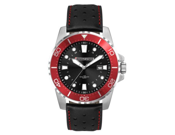 Sports Watch, Leather or Silicone Strap - Image 2