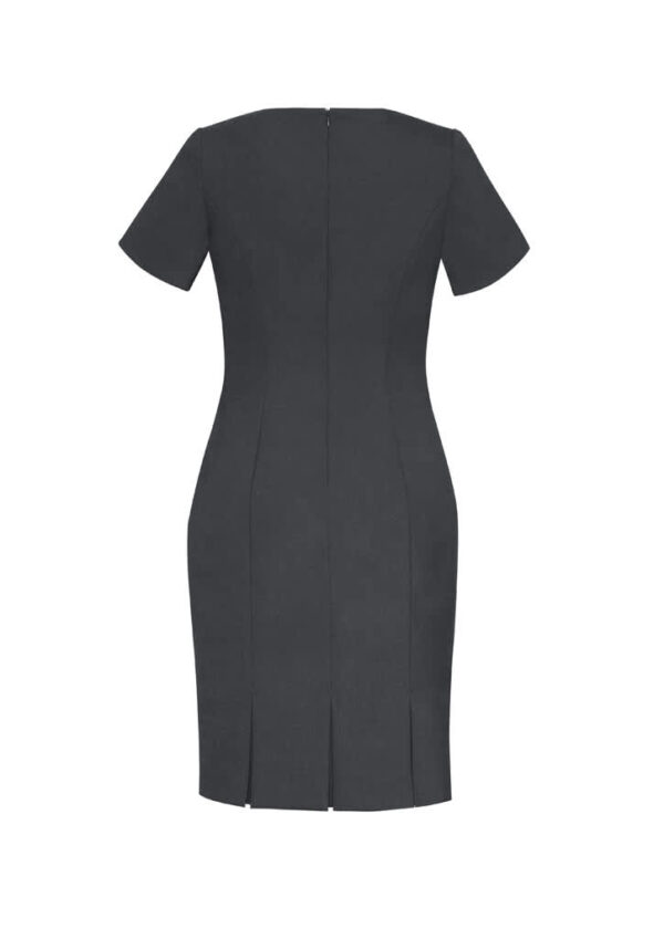 Womens Comfort Wool Stretch Short Sleeve Shift Dress - Image 7