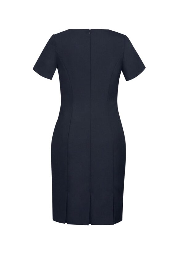 Womens Comfort Wool Stretch Short Sleeve Shift Dress - Image 5