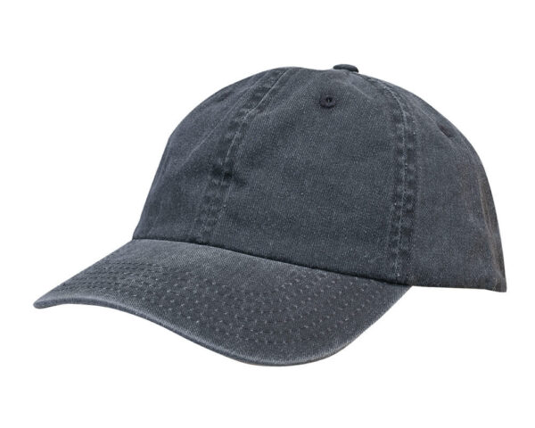 Enzyme Washed Pigment Dyed Cotton Twill Cap - Image 3