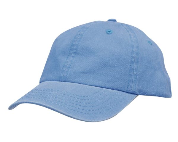 Enzyme Washed Pigment Dyed Cotton Twill Cap - Image 4