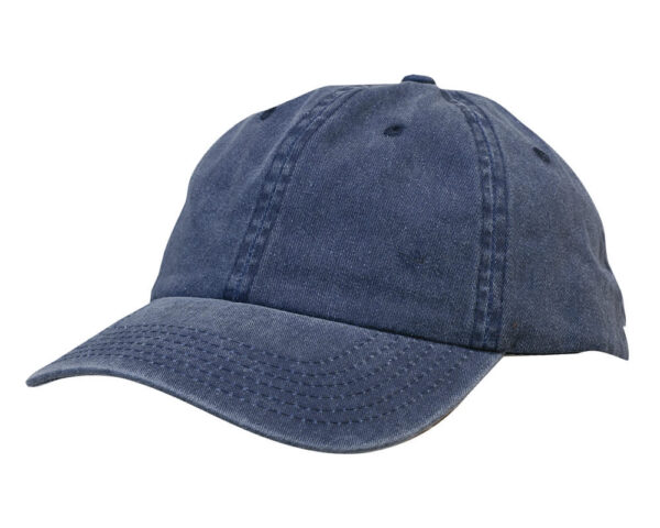 Enzyme Washed Pigment Dyed Cotton Twill Cap - Image 6