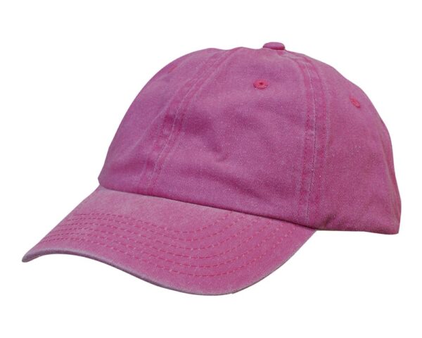 Enzyme Washed Pigment Dyed Cotton Twill Cap - Image 7