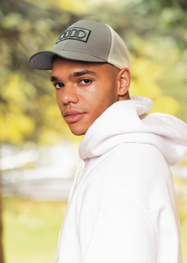Breathable Poly Twill Cap with Honeycomb Mesh - Image 12