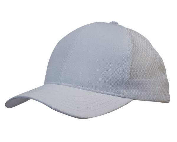 Breathable Poly Twill Cap with Honeycomb Mesh - Image 8