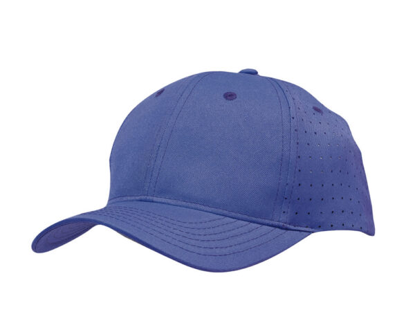 Breathable Poly Twill Cap with Circle Perforations - Image 10