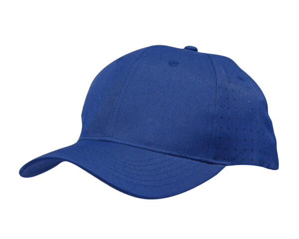 Breathable Poly Twill Cap with Circle Perforations - Image 12