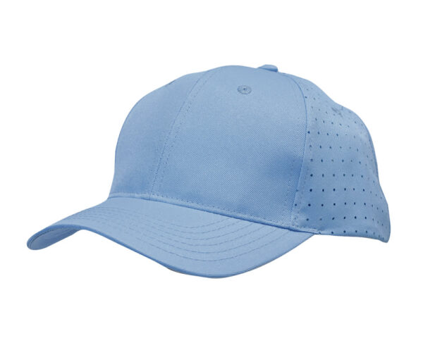 Breathable Poly Twill Cap with Circle Perforations - Image 13