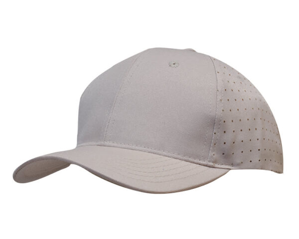 Breathable Poly Twill Cap with Circle Perforations - Image 14