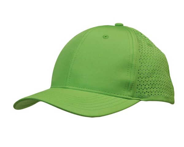 Sports Ripstop Twill Cap with Triangle Perforations - Image 3