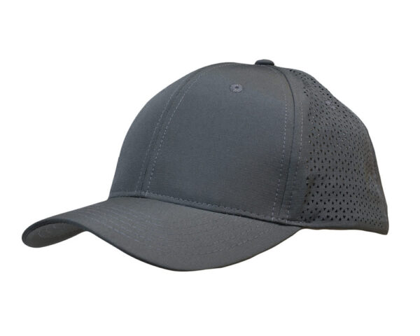Sports Ripstop Twill Cap with Triangle Perforations - Image 4