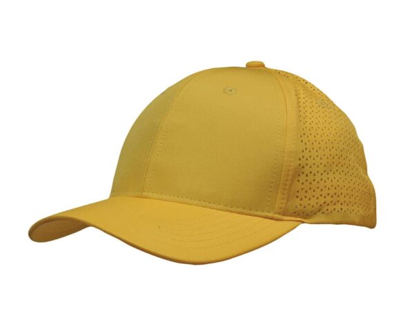 Sports Ripstop Twill Cap with Triangle Perforations - Image 6