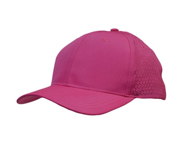 Sports Ripstop Twill Cap with Triangle Perforations - Image 7