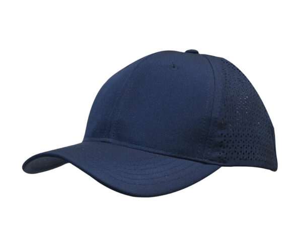 Sports Ripstop Twill Cap with Triangle Perforations - Image 8