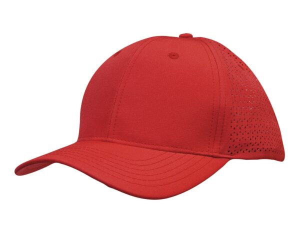 Sports Ripstop Twill Cap with Triangle Perforations - Image 11
