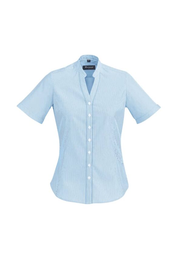 Womens Bordeaux Short Sleeve Shirt - Image 3