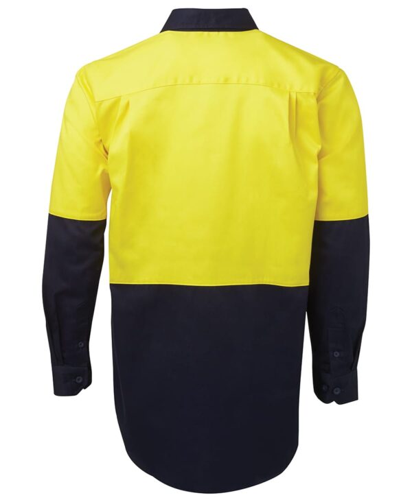 JB's Hi Vis L/S 190G Work Shirt - Image 4
