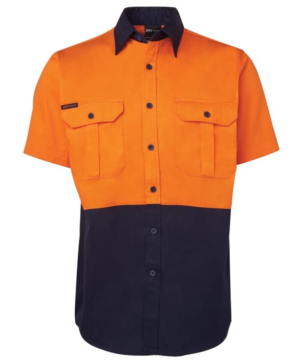 JB's Hi Vis S/S 190G Work Shirt - Image 3