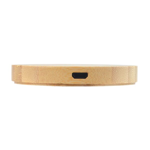 Arc Round Bamboo Wireless Charger - Image 7