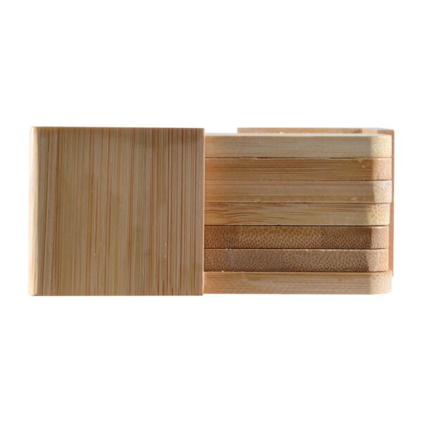Tropic Bamboo Coasters Set of 6 - Image 4