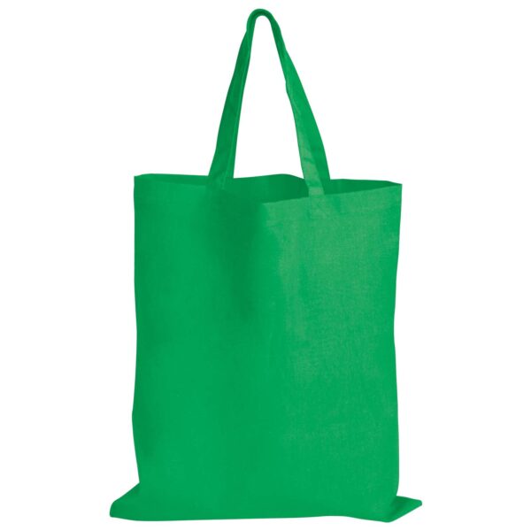 Coloured Cotton Short Handle Tote Bag - Image 4