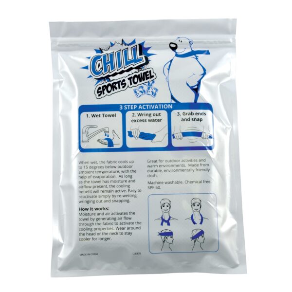 Chill Cooling Towel in Pouch - Image 9
