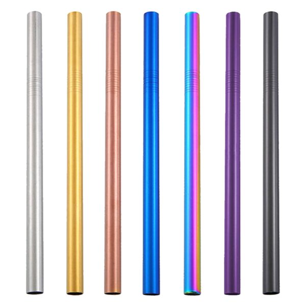 Stainless Steel Straw 12mm x 215mm - Image 2
